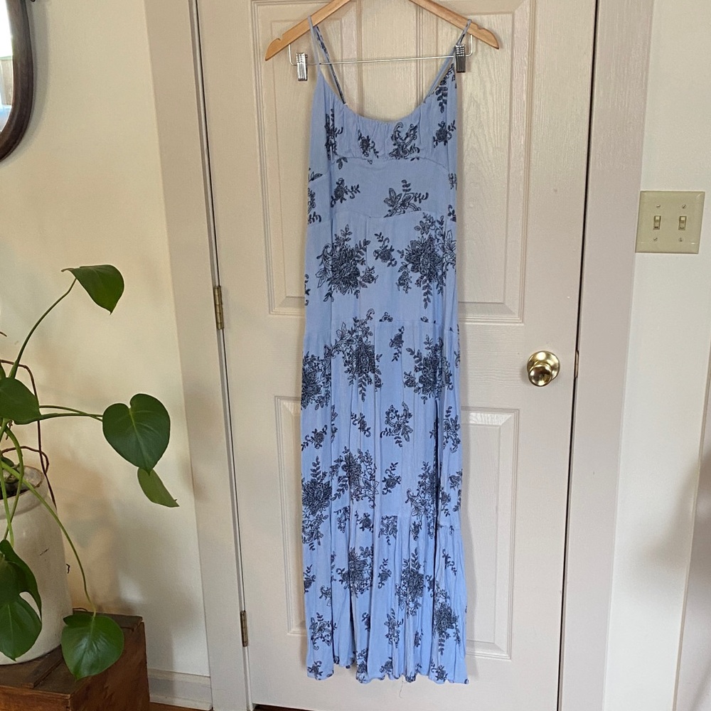 Light Blue Floral Maxi Dress from Francesca’s